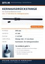 Kernausdrückstange 500 mm, M20, mit Adapter 1 1/4 Zoll und 17-mm-Nuss für Diamantbohrkronen